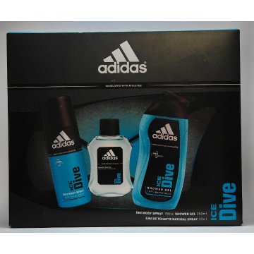 Adidas Ice Dive EDT 50ml - Deo 150ml - Shower 250ml