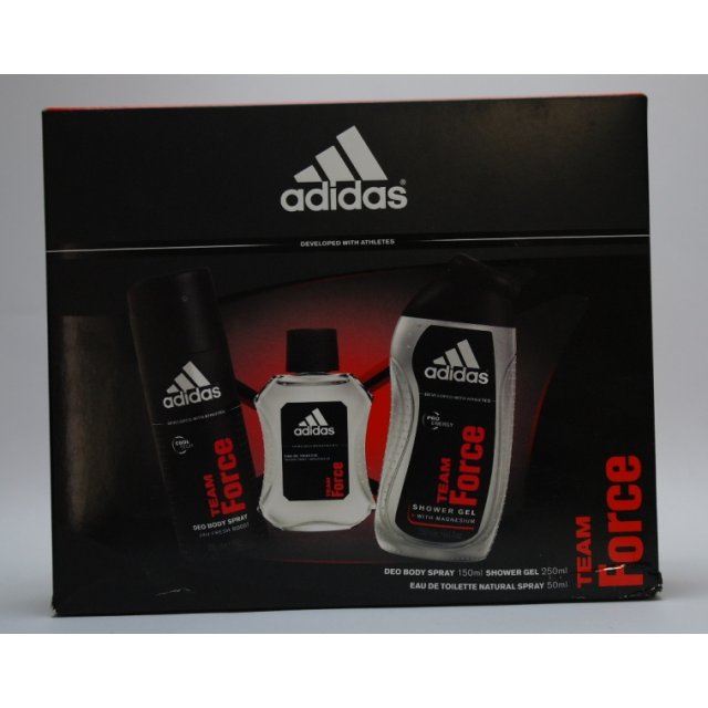 Adidas Team Force - EDT 50 + Deo 150 + Shower 250