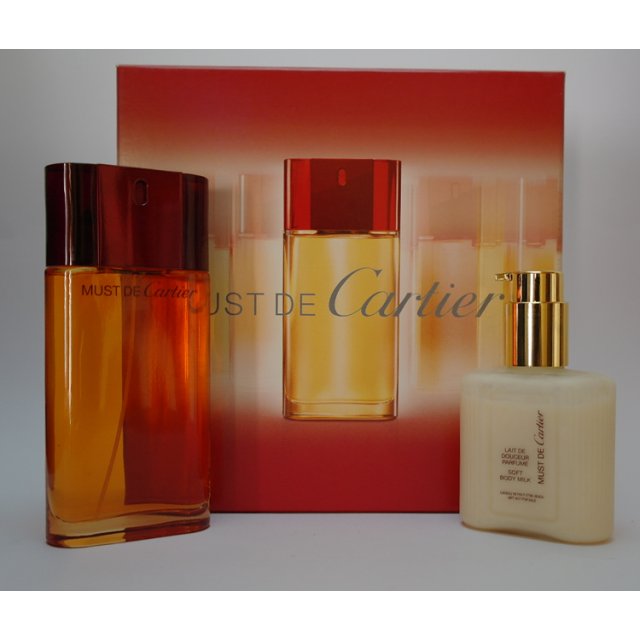 Confezione Must de Cartier di Cartier da Donna - EDT 100ml Spray + BM 100ml (RARO)