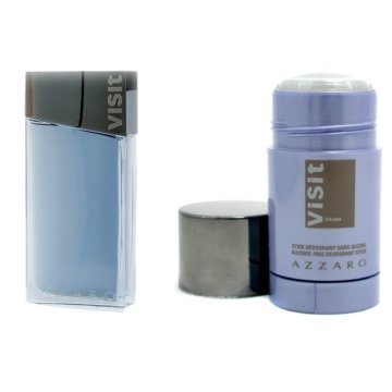 Confezione - Visit For Men di Azzaro - EDT 50ml Spray + Deo Stick 75ml